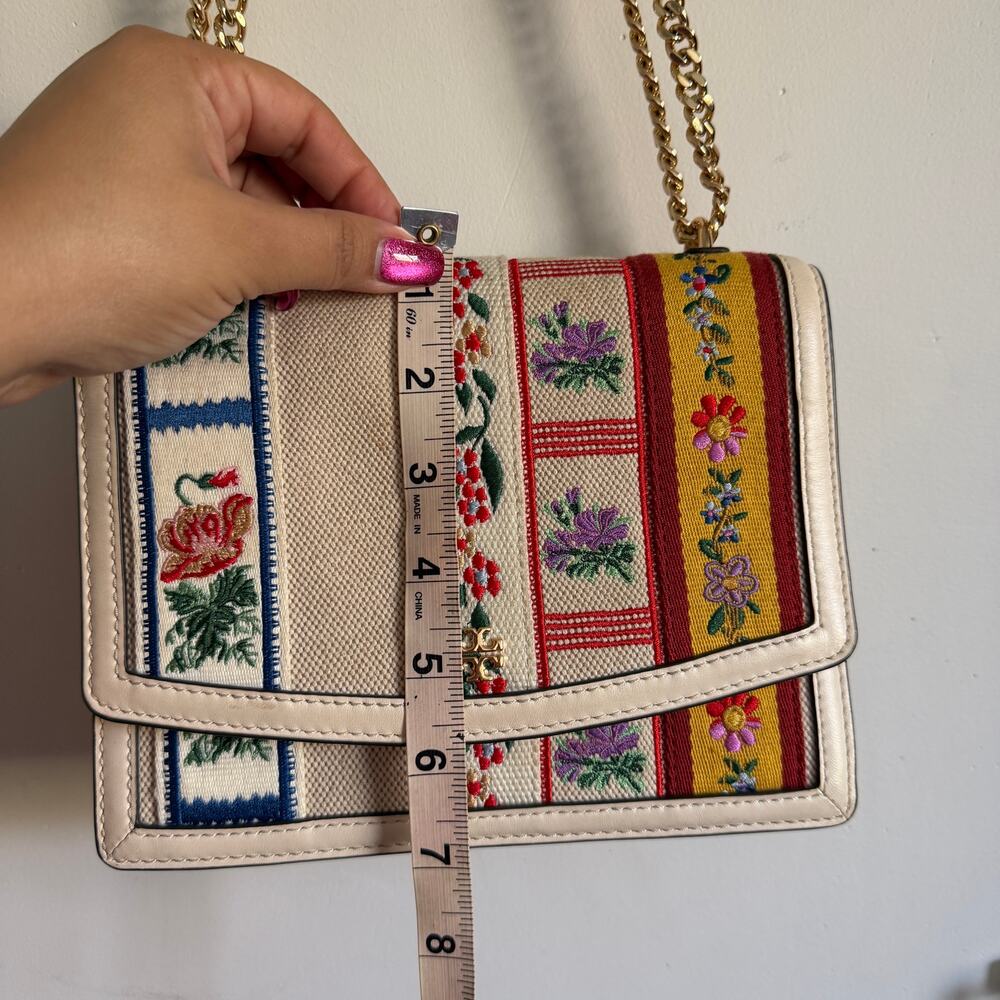 Tory Burch Emerson Patchwork Flap Shoulder Bag - Picture 13 of 15